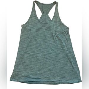 Lululemon Athletica Green Sleeveless Backless Tank Top